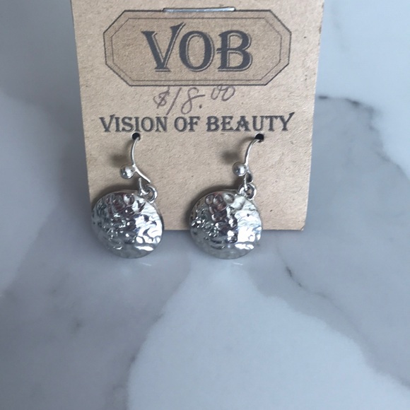 Vision Of Beauty Earrings- Silver tone - Picture 2 of 2